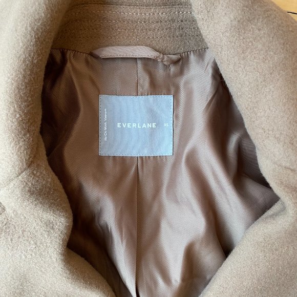 Everlane Italian ReWool Long Peacoat - Picture 2 of 3